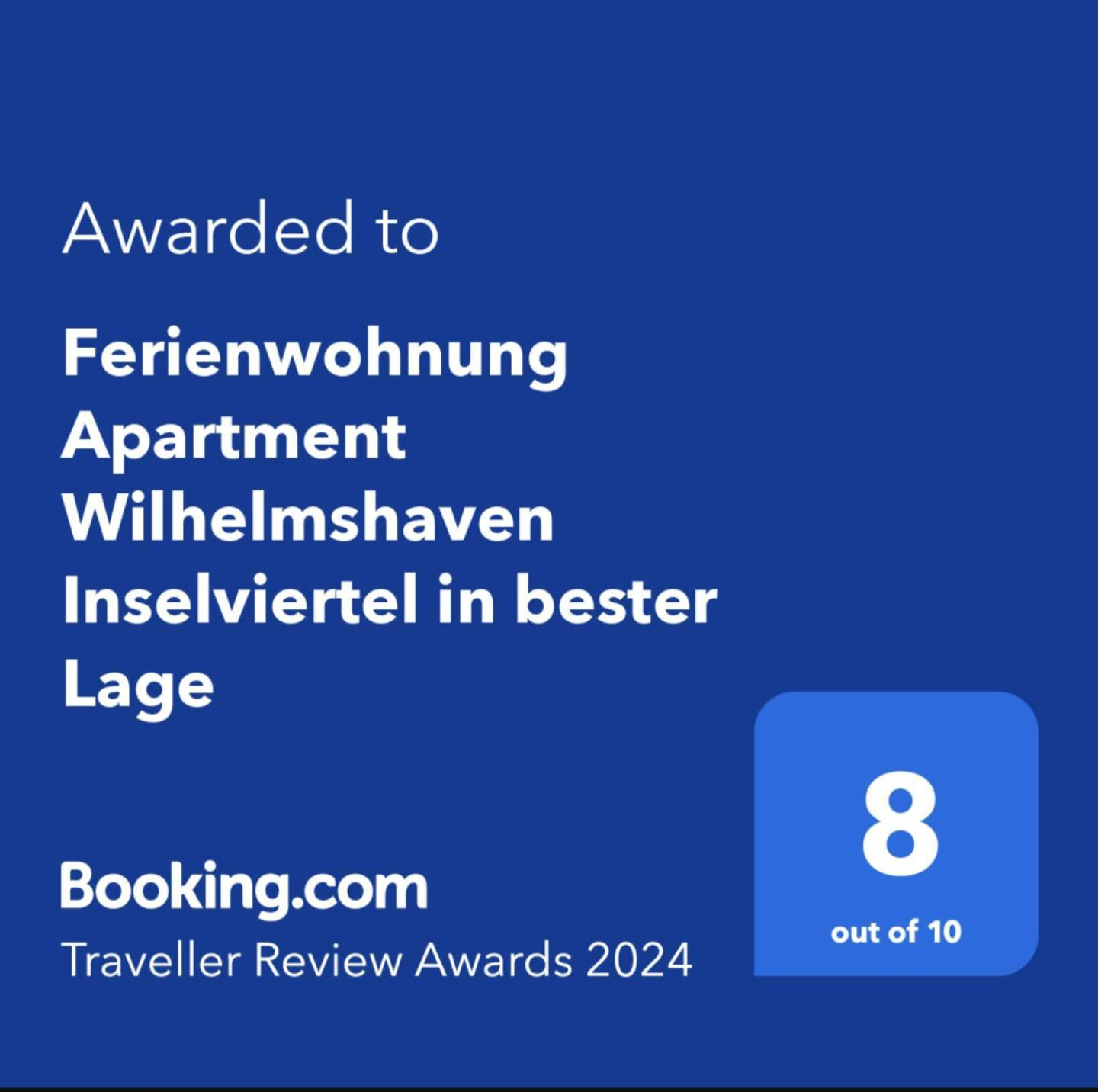Ferienwohnung Apartment Wilhelmshaven Inselviertel In Bester Lage - Selbstaendiger Check In Moeglich 외부 사진